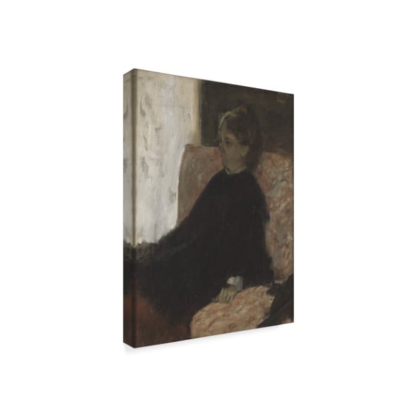 Edgar Degas 'Lady In Black' Canvas Art,24x32